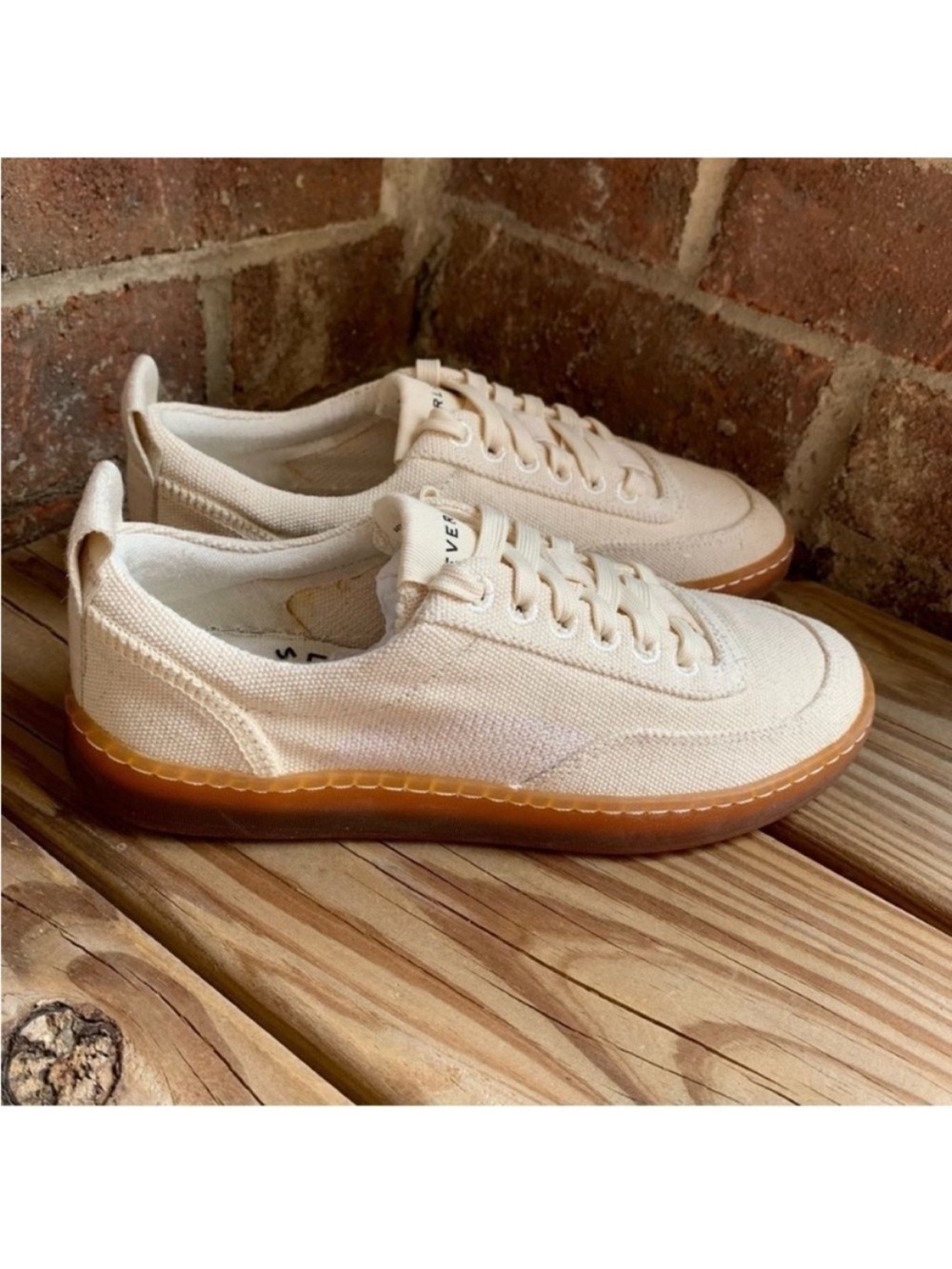 Everlane Shoes 6 Tread-Bare Sneakers Canvas - Picture 9 of 12